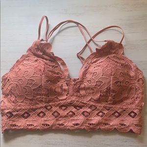 Brand new rusted orange/ pink bra